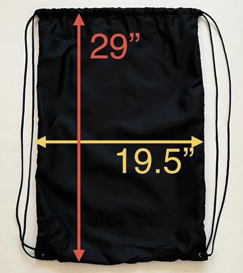Cote&Ciel Cote & Ciel Dust Bag ,Black Drawstring 29X19.5 inches Size ONE SIZE - 3 Thumbnail