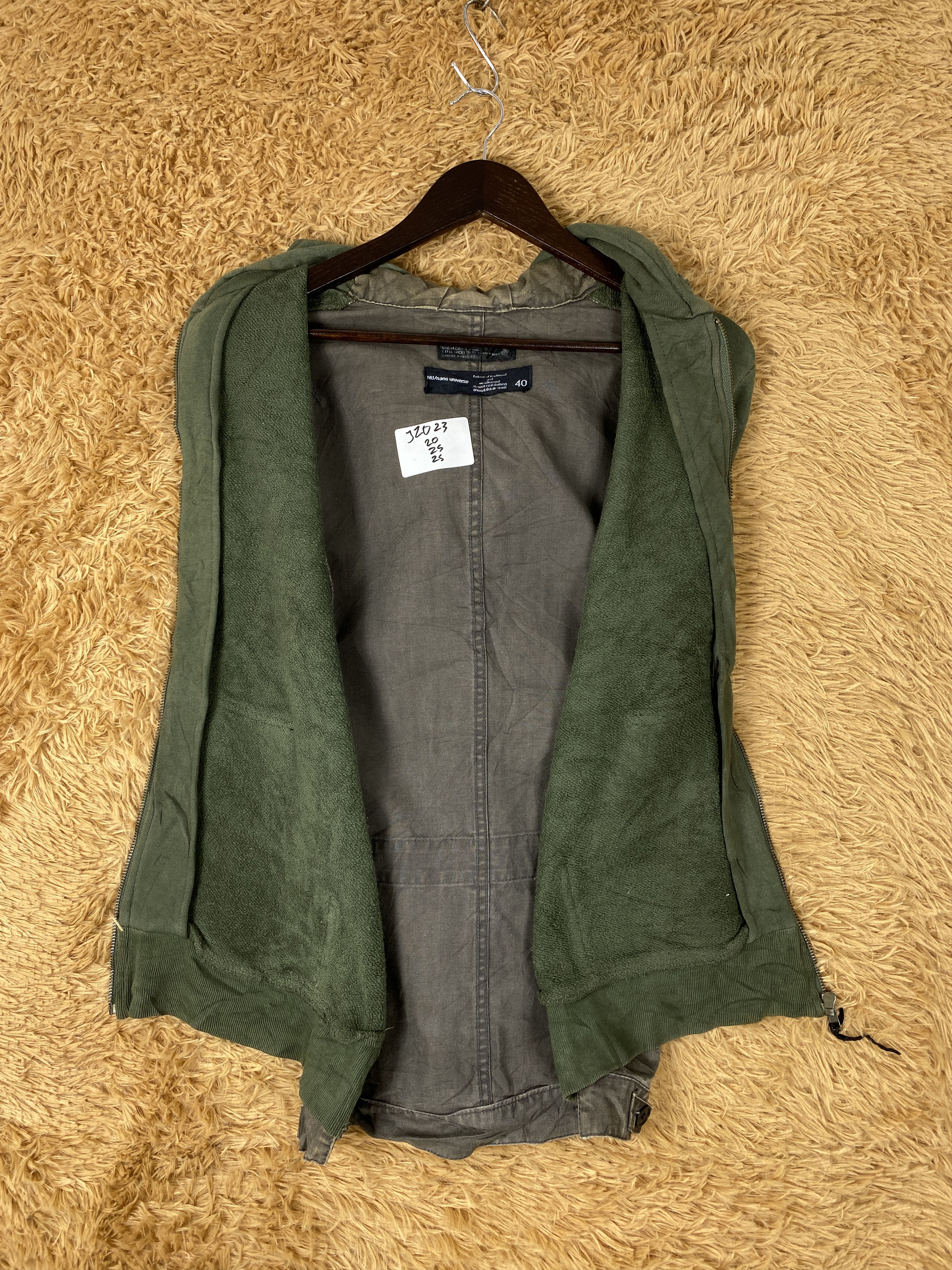 NANO universe × Vintage Vintage Nano Universe Unique Hoodie Jacket Size US S / EU 44-46 / 1 - 7 Thumbnail