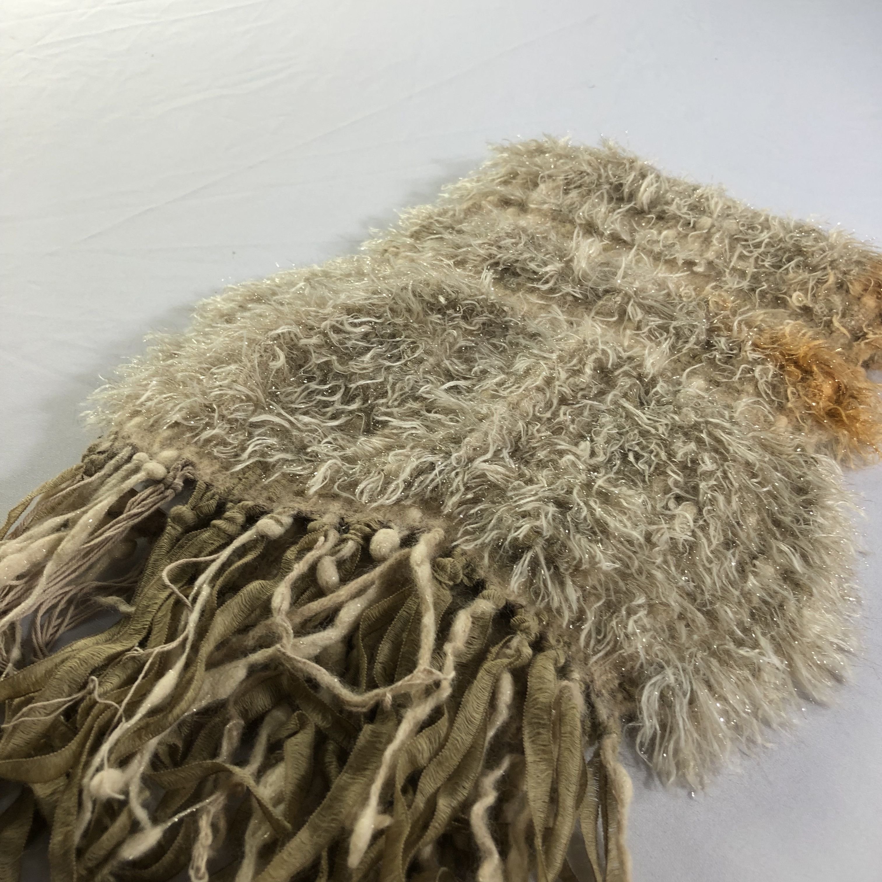 Michiko Koshino London Michiko Wool Scarf Muffler V1570 Size ONE SIZE - 3 Thumbnail