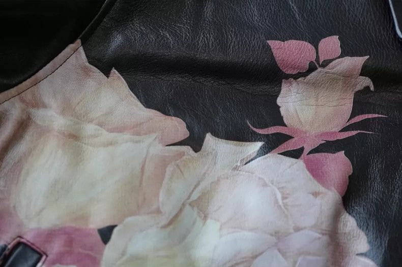 Yohji Yamamoto Yohji Yamamoto 1991AW Chinese rose leather jacket 2503-Ne Size US L / EU 52-54 / 3 - 3 Thumbnail