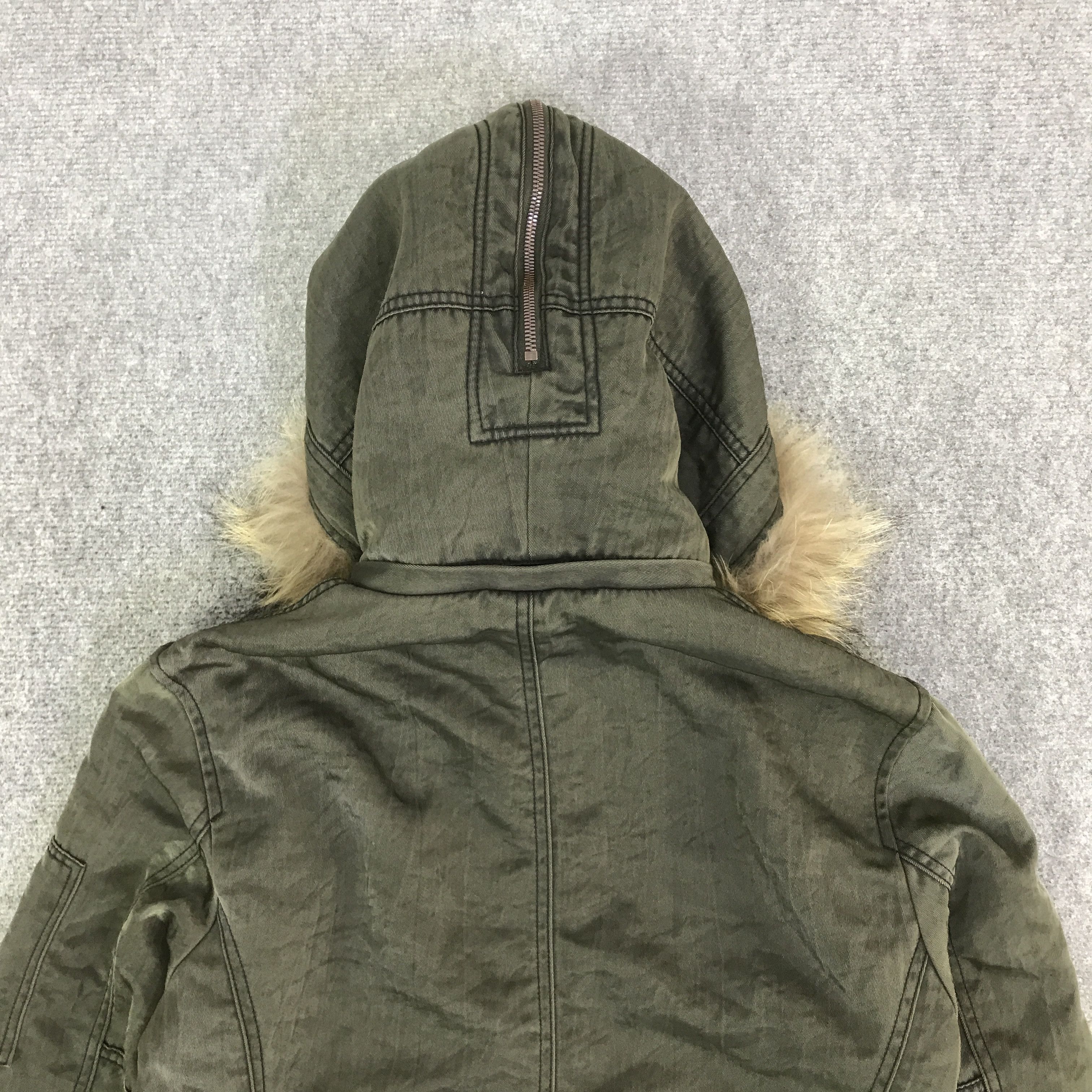 ABAHOUSE ABAHOUSE EXCELLED FUR HOODIE BOMBER JACKET K124B14 Size US M / EU 48-50 / 2 - 4 Thumbnail