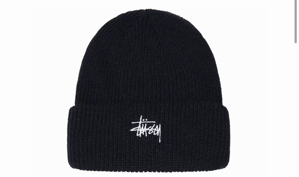 Stussy Stussy Basic Cuff Beanie - BLACK Size ONE SIZE - 1 Preview