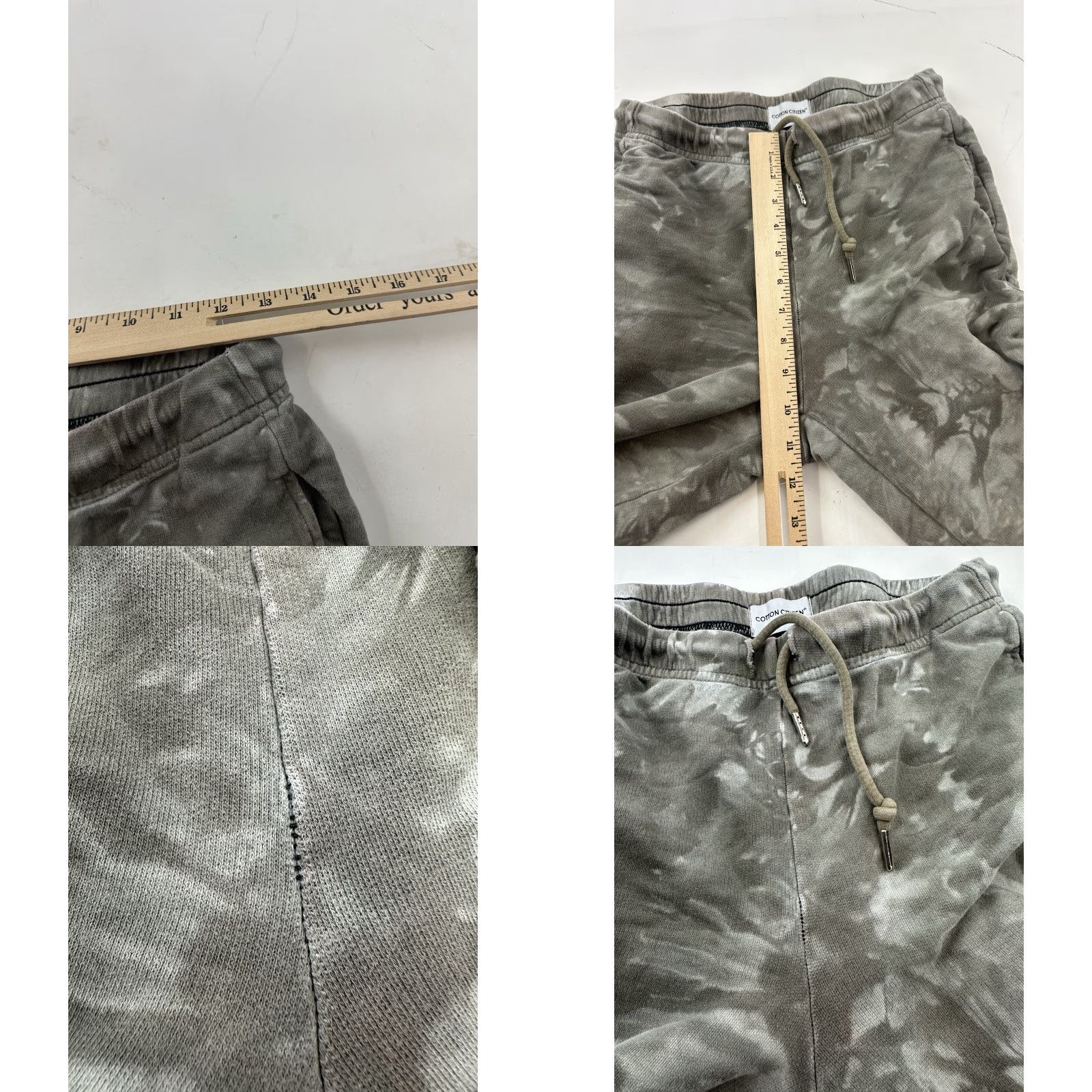 Vintage COTTON CITIZEN Green Tie-Dye Sweatshirt & Sweatpants Set Womens Small Activewear Size S / US 4 / IT 40 - 8 Thumbnail