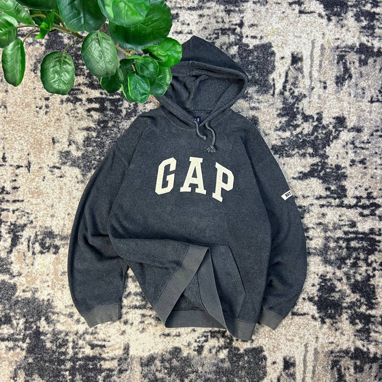 Gap Gap Vintage Y2K Big Logo Oversized Fit Fleece Hoodie Size US XL / EU 56 / 4 - 1 Thumbnail
