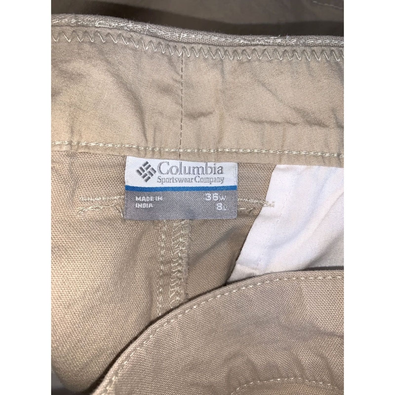 Vintage Columbia Mens Khaki Hiking Outdoor Shorts Sz 36-5590 Cargo Regular 36 Beige Men 8 in Inseam Vintage No Size US 36 / EU 52 - 7 Thumbnail