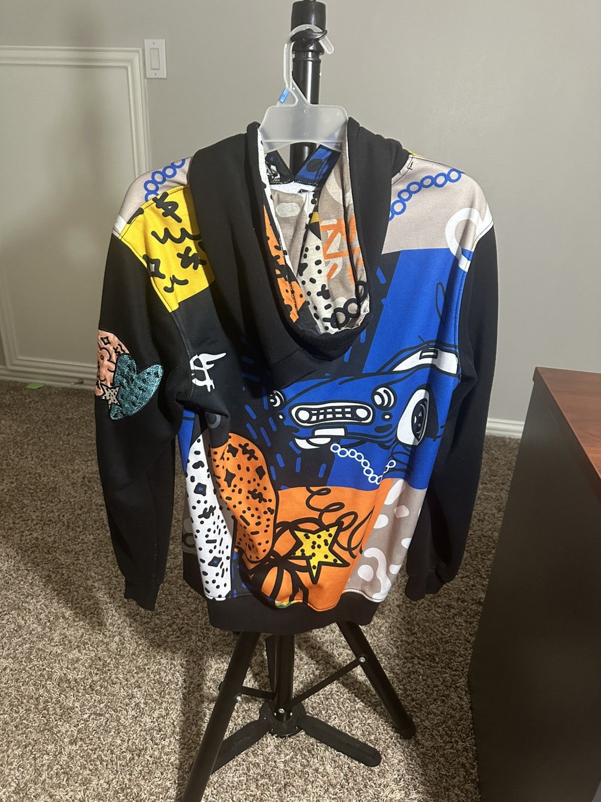 Other SCREENSHOT Mens Urban Hip Hop Premium Fleece Hoodie Large Size US L / EU 52-54 / 3 - 2 Thumbnail
