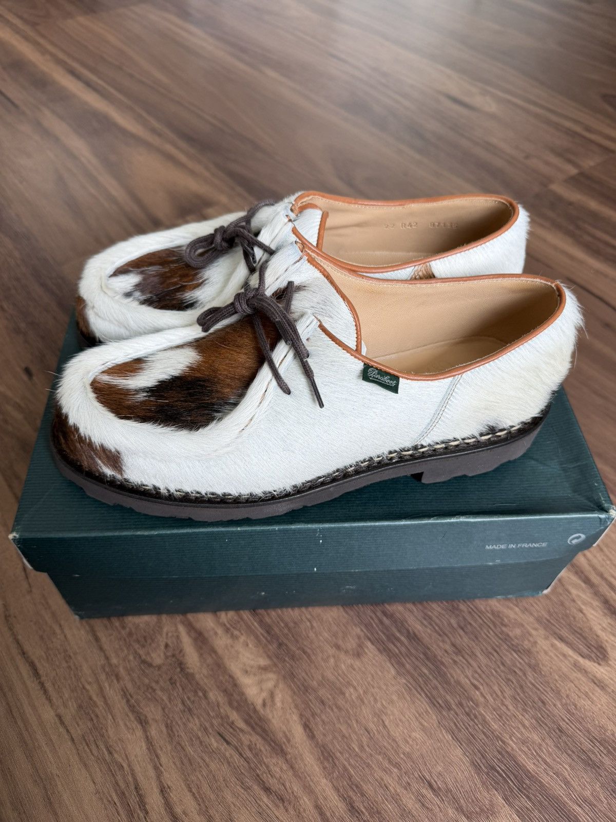 Paraboot Paraboot Michael Marche Marron Poils Vache 42 Size US 9 / EU 42 - 1 Thumbnail