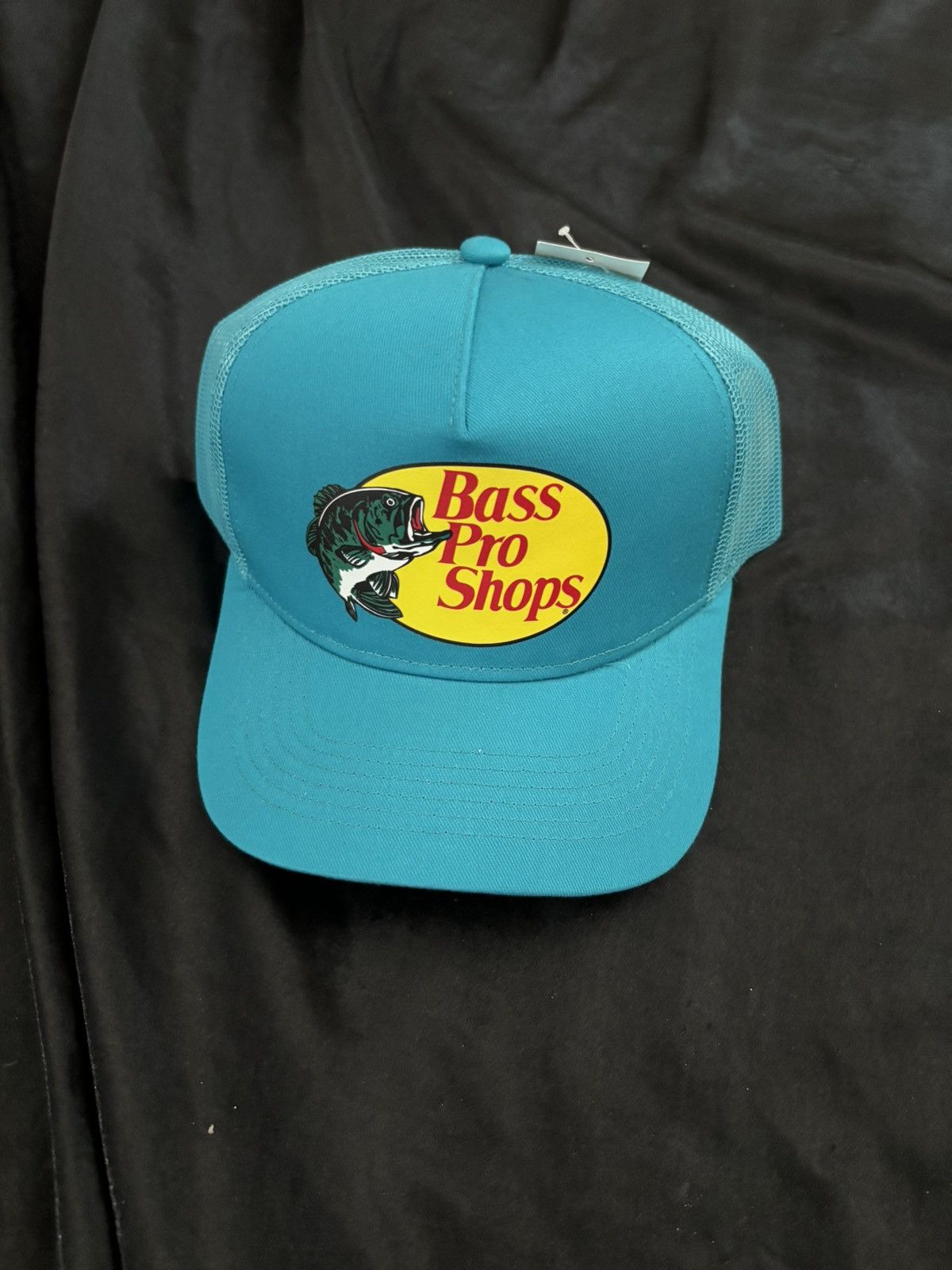 Cabelas Bass Pro Shop Trucker Hat Teal Size ONE SIZE - 1 Thumbnail