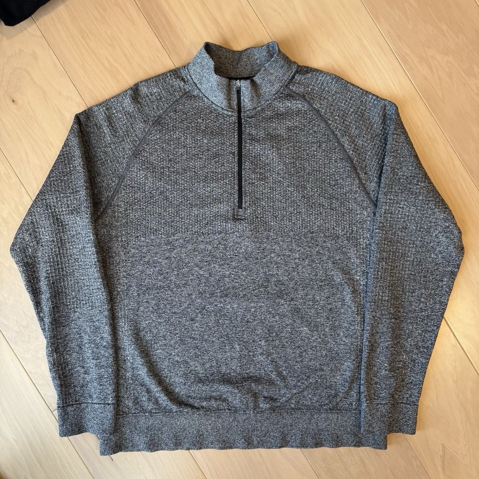 Lululemon Lululemon Engineered Warmth 1/4 Zip Pullover Large Gray Size US L / EU 52-54 / 3 - 2 Thumbnail