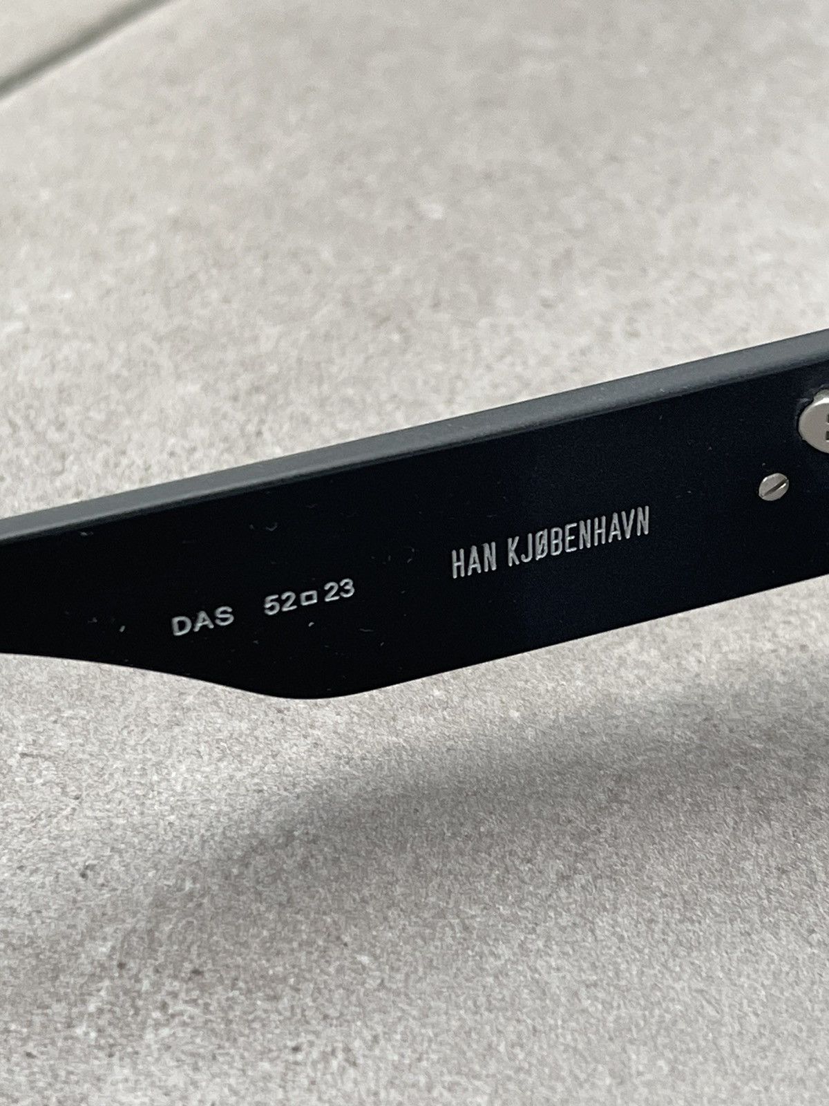Han Kjobenhavn !DS! SS23 Han Kjobenhavn Dash Black Matte Sunglasses Size ONE SIZE - 17 Thumbnail