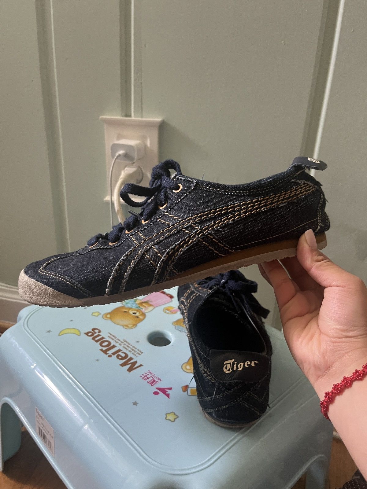 Asics × Onitsuka Tiger × Vintage Rare Denim Onitsuka Tiger Sneakers Size US 6 / EU 39 - 3 Thumbnail