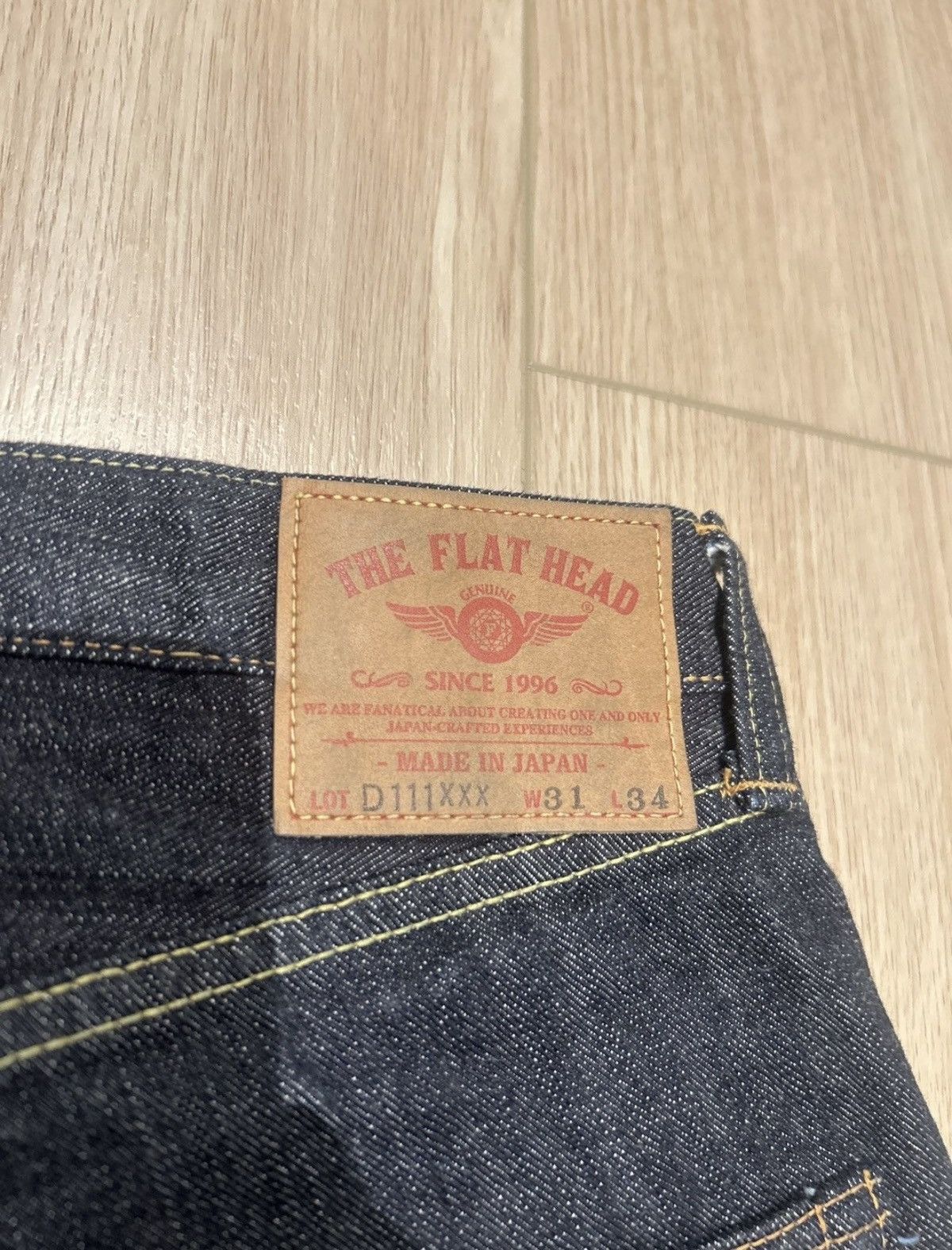 The Flat Head The Flat Head Indigo Raw Selvedge Denim Size US 31 - 3 Thumbnail