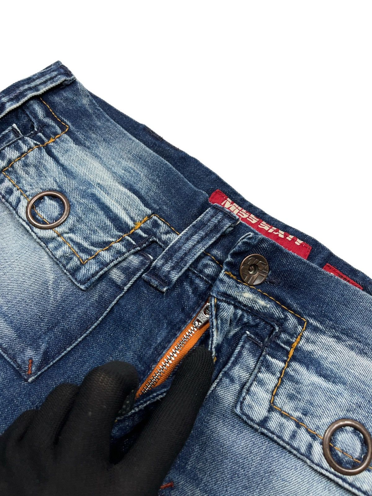 Miss Sixty Vintage y2k Miss Sixty Low Rise Jeans Distressed Denim Size 33" - 5 Thumbnail