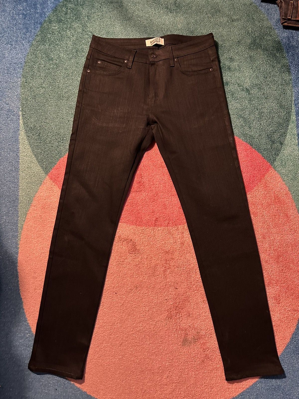 Naked & Famous Denim Black Power Stretch