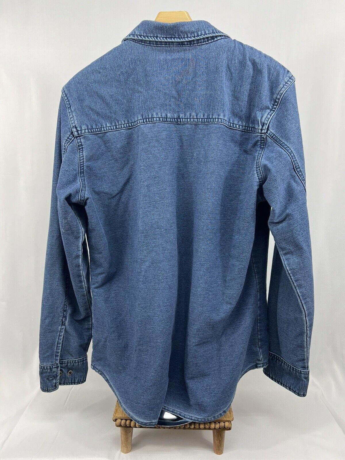 Designer PAPER DENIM & CLOTH (Size:M), Blue Long Sleeve Shirt Size US M / EU 48-50 / 2 - 3 Thumbnail