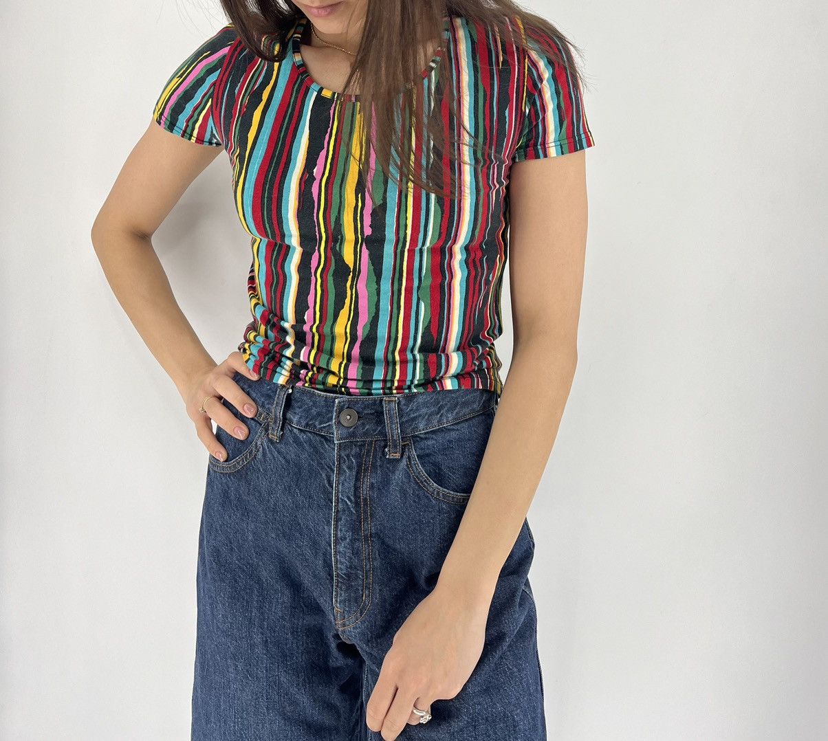 Kenzo Vintage Kenzo Striped Womens Japanese brand Size M Size M / US 6-8 / IT 42-44 - 3 Thumbnail