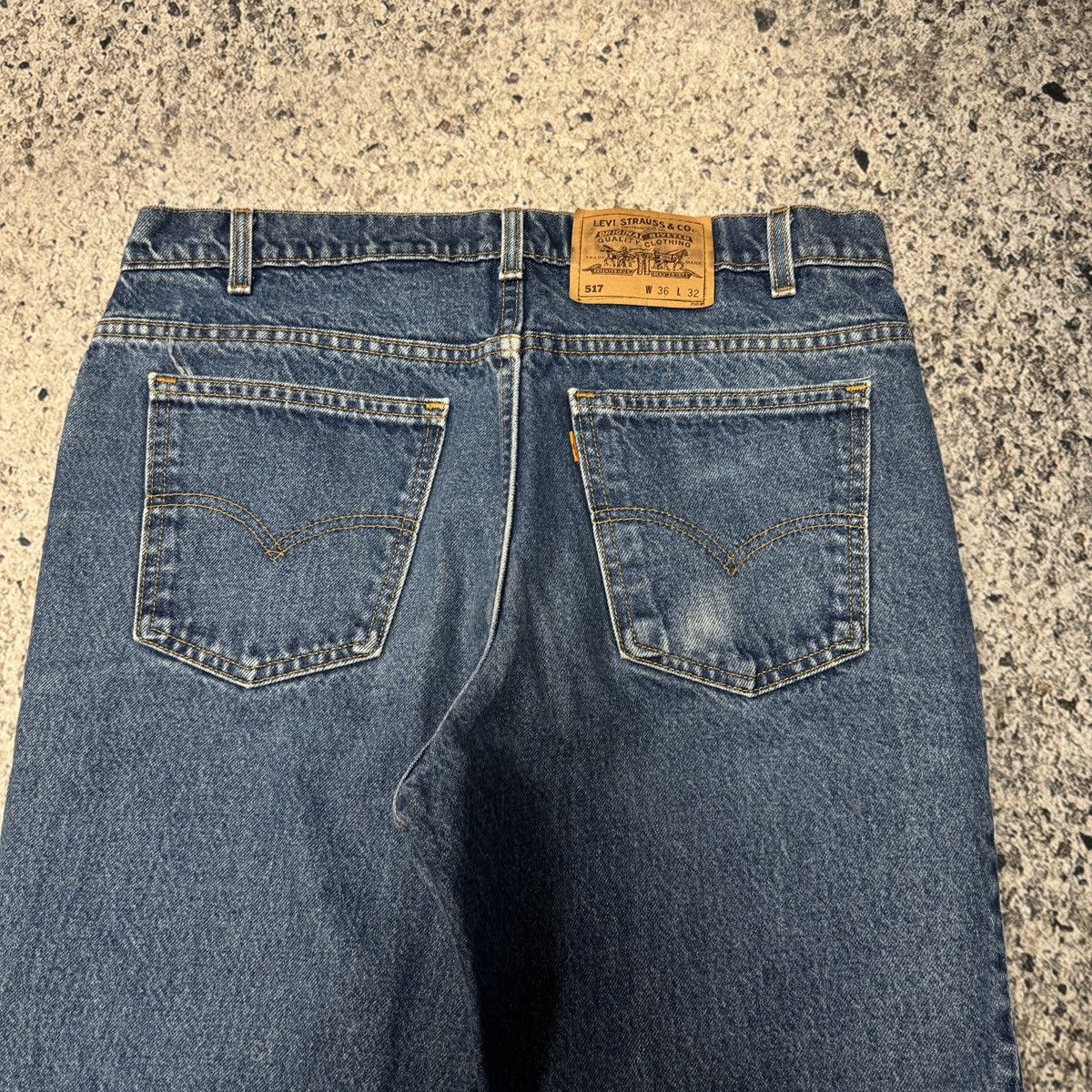 Levi's 90s Levi's 517 Jeans ERD Grunge Chrome Faded Flare Bootcut Size US 36 / EU 52 - 10 Thumbnail
