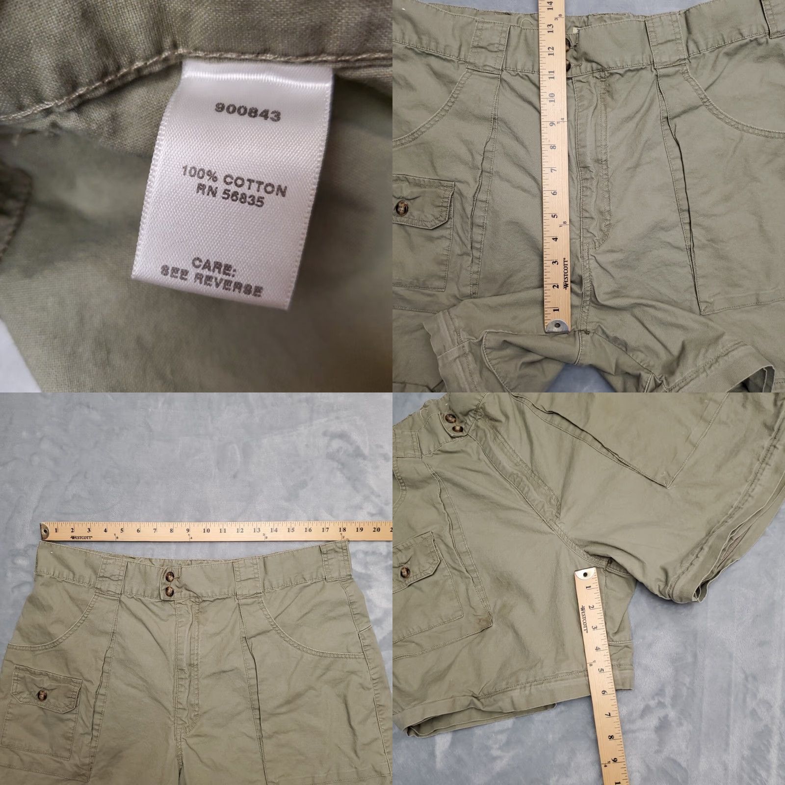 Vintage Cabelas Cargo Shorts Mens 40 Green Outdoor Cargo Pleated Utility Outdoors READ Shirt Mens 40 Green Outdoor Casual Belt Loops Zip Cargo Pocket Finalize Size US 40 / EU 56 - 8 Thumbnail