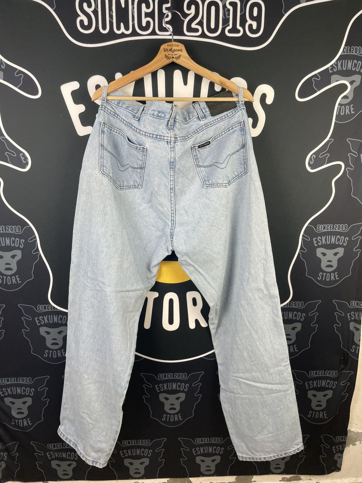 Harley Davidson × Vintage Vintage Harley Davidson Jeans Size US 38 / EU 54 - 3 Thumbnail