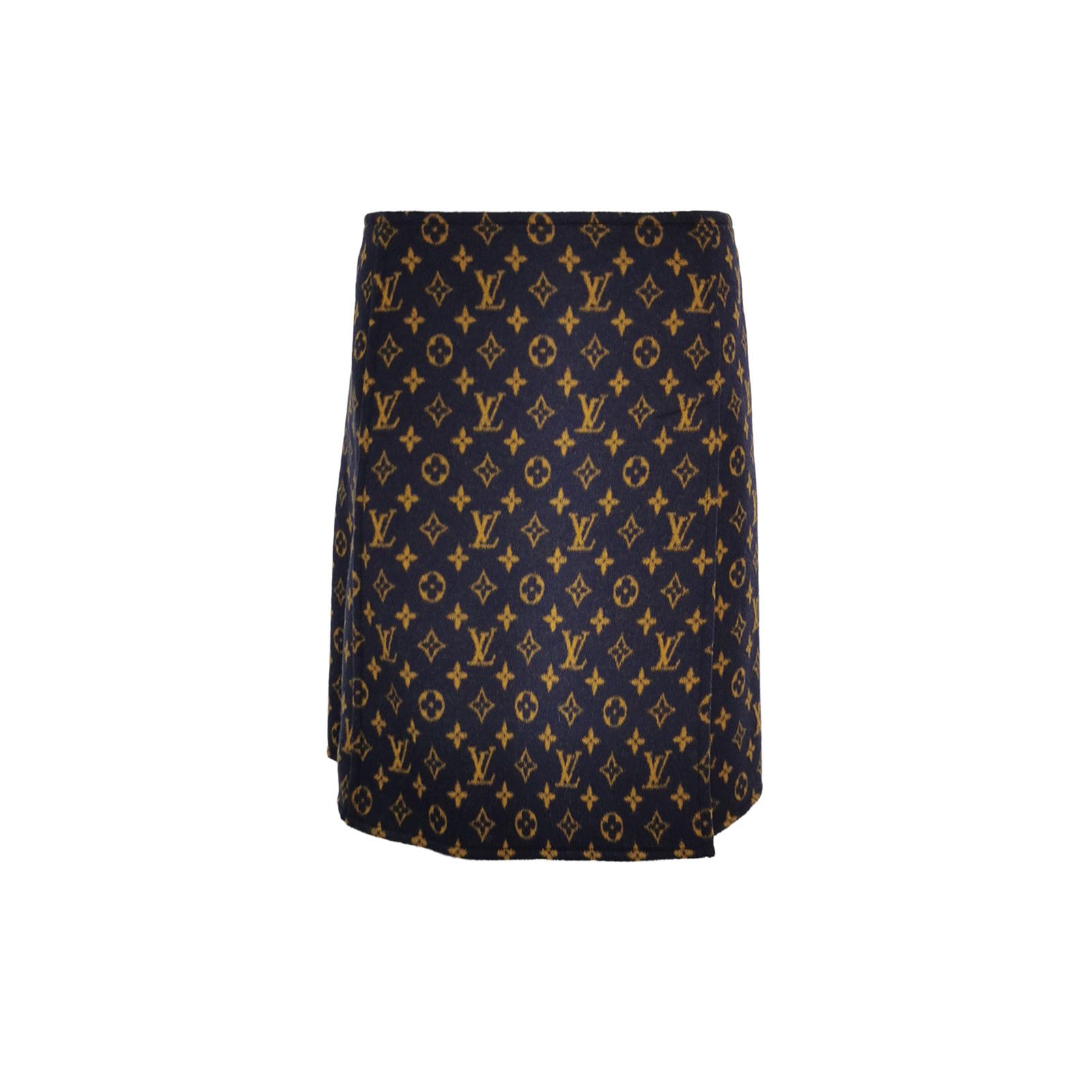 Louis Vuitton Louis Vuitton Monogram Wool Silk Mini Skirt Size 38 Size 27" / US 4 / IT 40 - 1 Thumbnail
