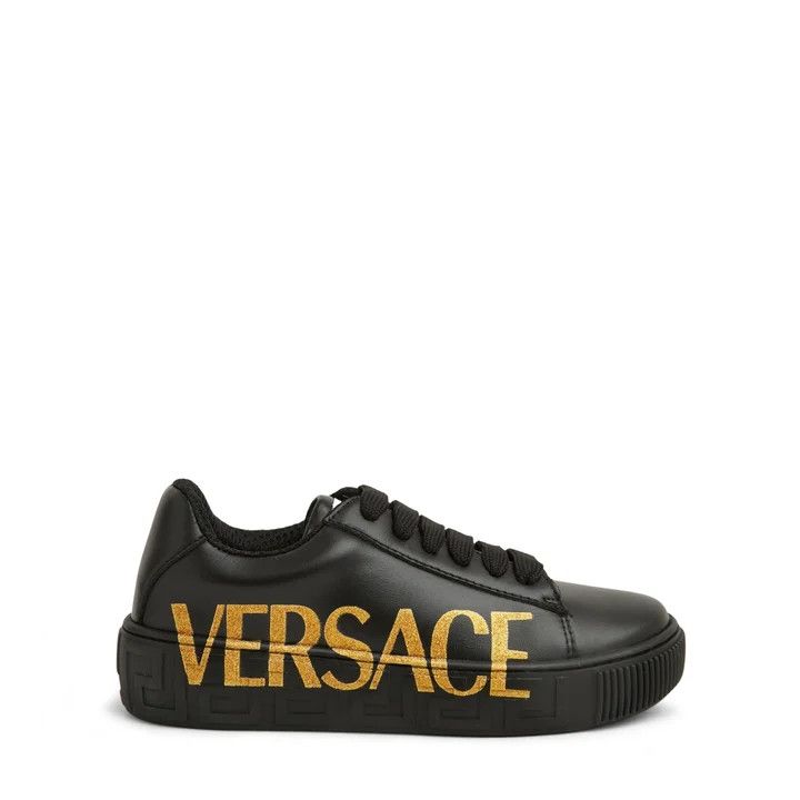 Versace o1y0226 Low-Top Sneakers in Black/Gold Size US 5 / IT 35 - 1 Thumbnail
