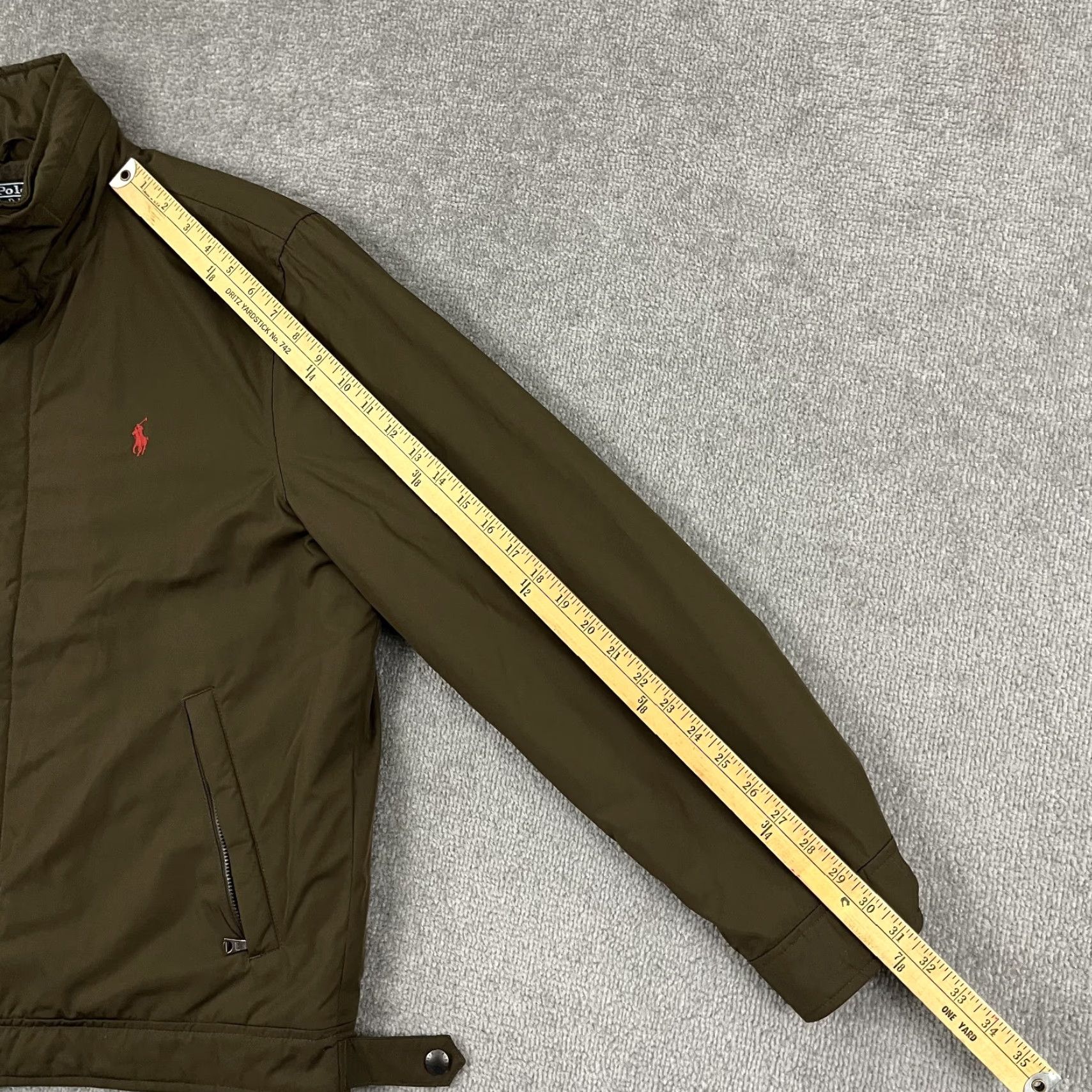 Polo Ralph Lauren VINTAGE Polo Ralph Lauren Jacket Mens L Brown Fleece Lined Hooded Preppy Classic Pony W/ Hood Size US L / EU 52-54 / 3 - 6 Thumbnail