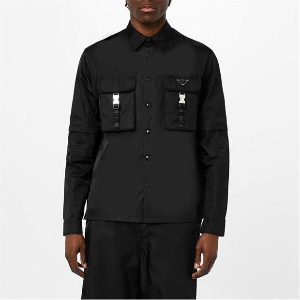 Prada Cargo Long Sleeved Shirt Size US S / EU 44-46 / 1 - 1 Thumbnail