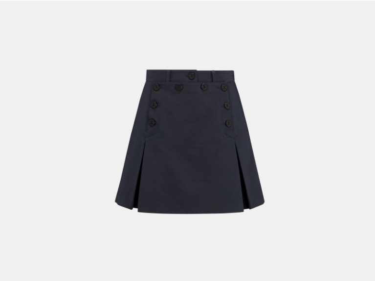 Dior o1w1db10925 447J08 Sailor Mini Skirt in Blue Size 30" / US 8 / IT 44 - 1 Thumbnail