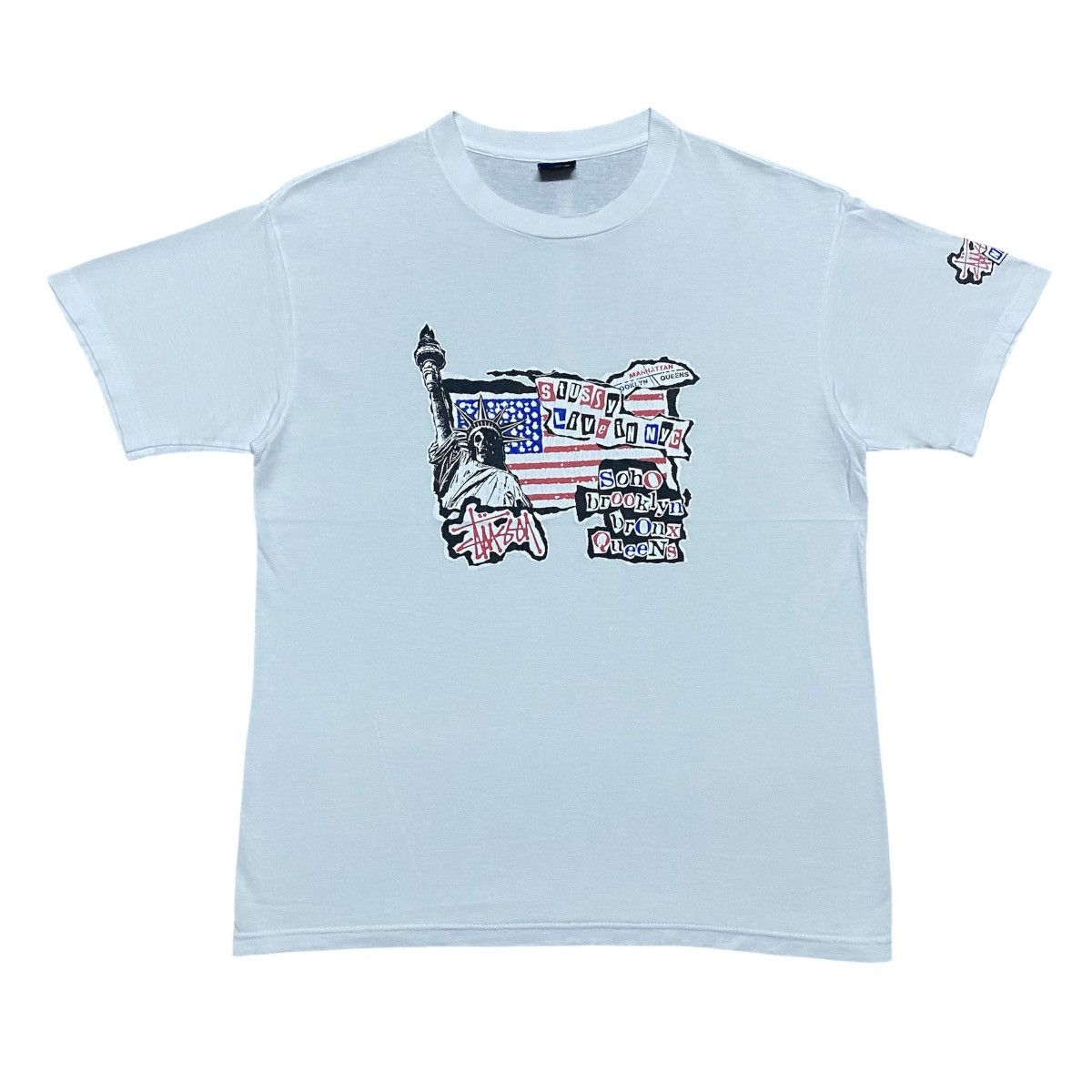 Rare‼️🔥Vintage Stüssy World Tour Live in NYC T-Shirt