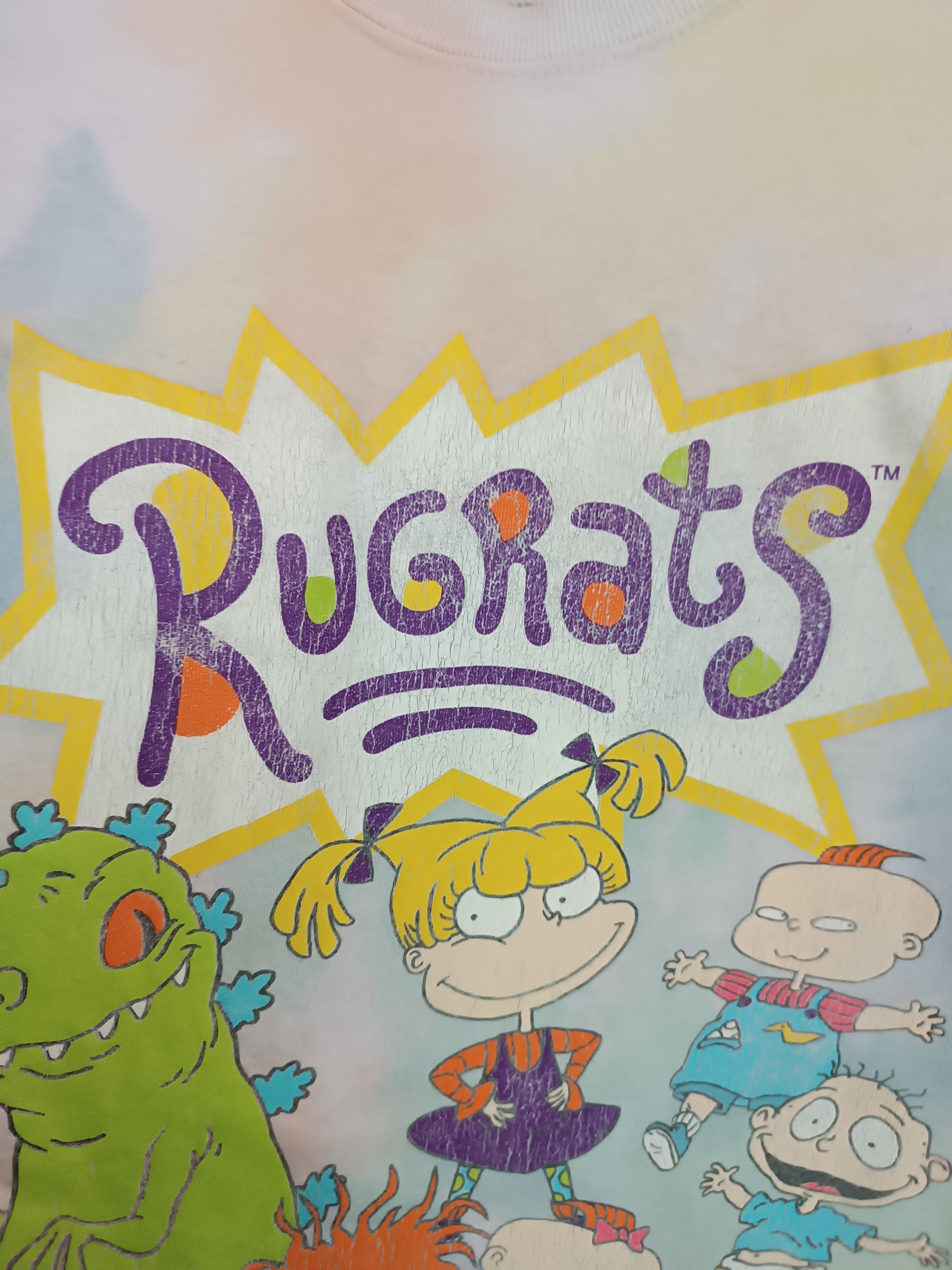 Nickelodeon THRASHED FADED RUGRATS NICKELODEON TIE DYE TEE Size US L / EU 52-54 / 3 - 10 Thumbnail