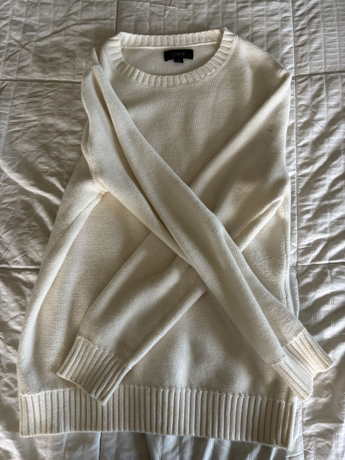 J.Crew White J Crew Sweater Size US S / EU 44-46 / 1 - 2 Thumbnail