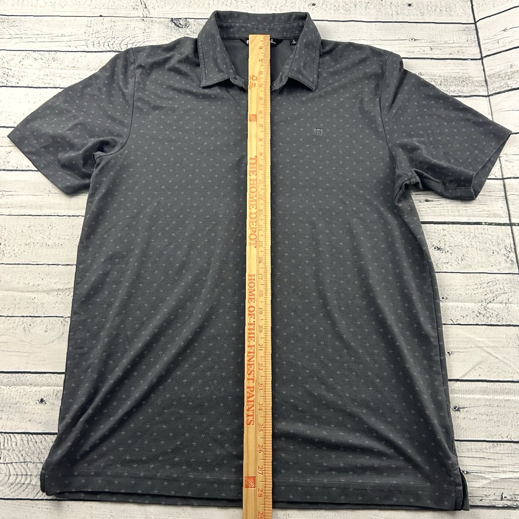 TravisMathew Travis Mathew All Over Short Sleeve Button Polo Shirt Men's Large Gray Shirt Polo Button-Up Short Sleeve Travis Mathew Mens Large Gray Size US L / EU 52-54 / 3 - 4 Thumbnail
