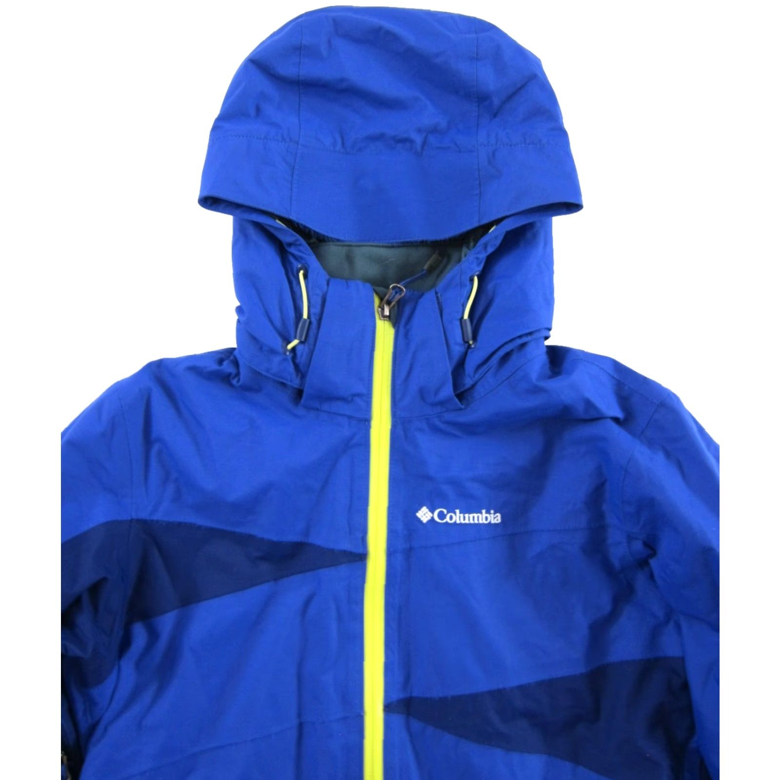 Vintage Columbia Omni-Tech 100% Nylon Blue Insulated Hooded Ski Jacket Women M Size M / US 6-8 / IT 42-44 - 3 Thumbnail