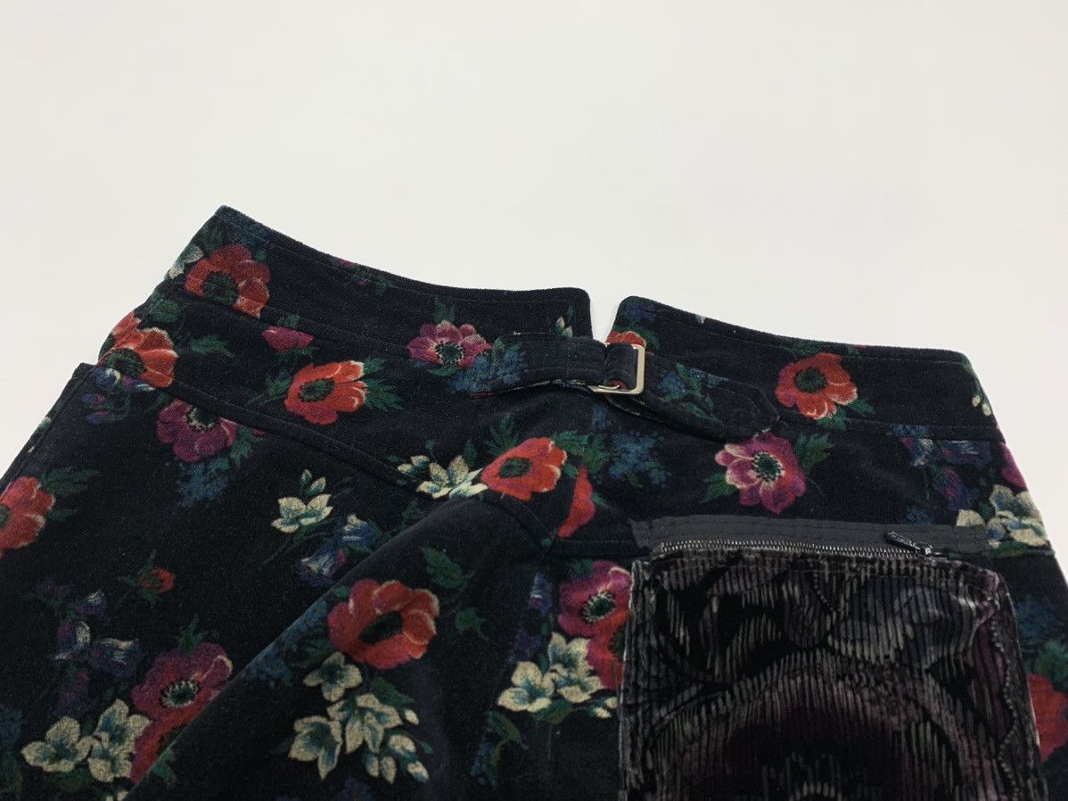 Kenzo Kenzo Vilvet Flowers Pant Vintage 80s Made In France Size 26" / US 2 / IT 38 - 16 Thumbnail