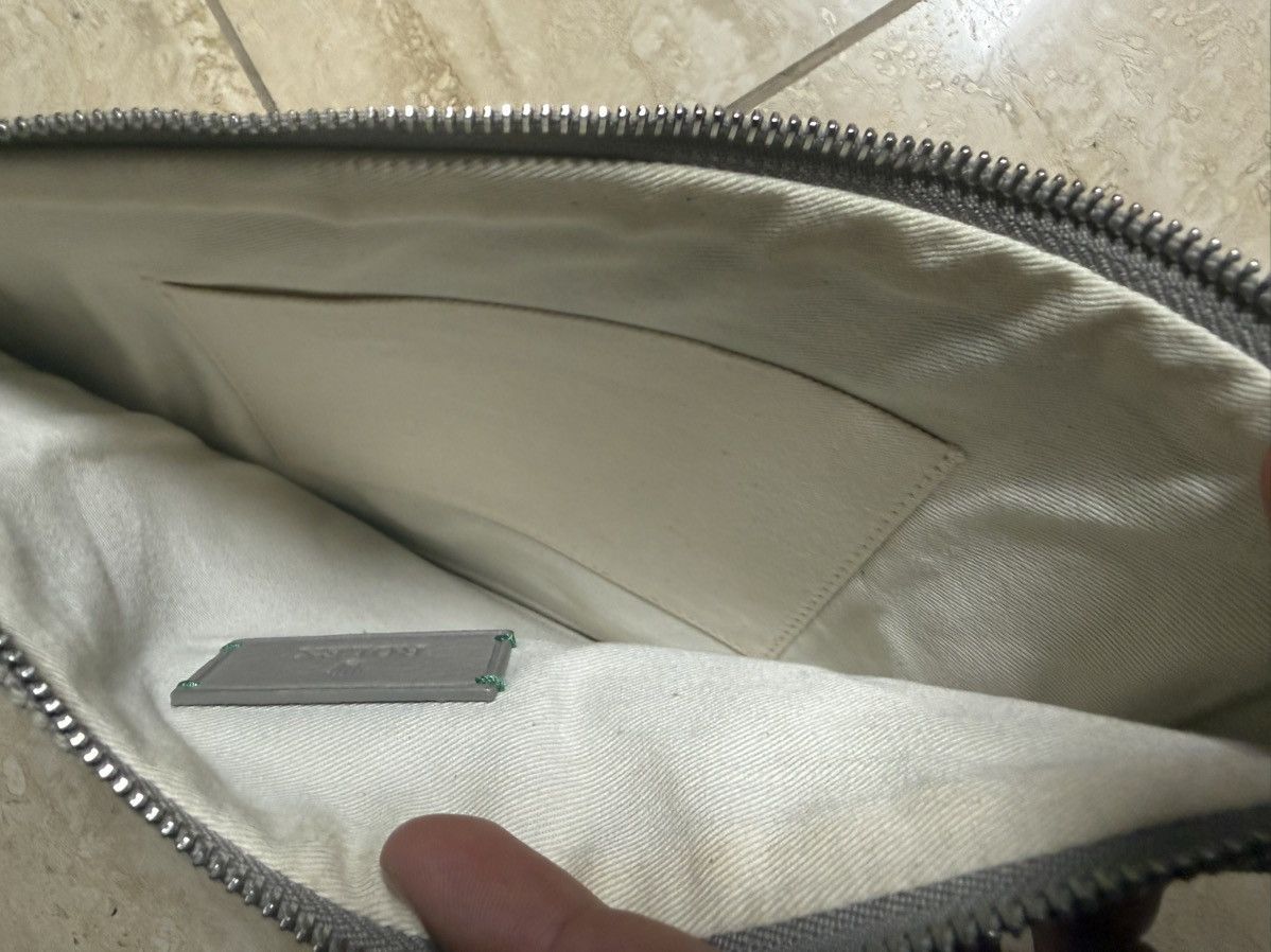 Rolex Rolex Grey Canvas Travel Pouch Organizer Luxury Zip Bag Size ONE SIZE - 5 Thumbnail