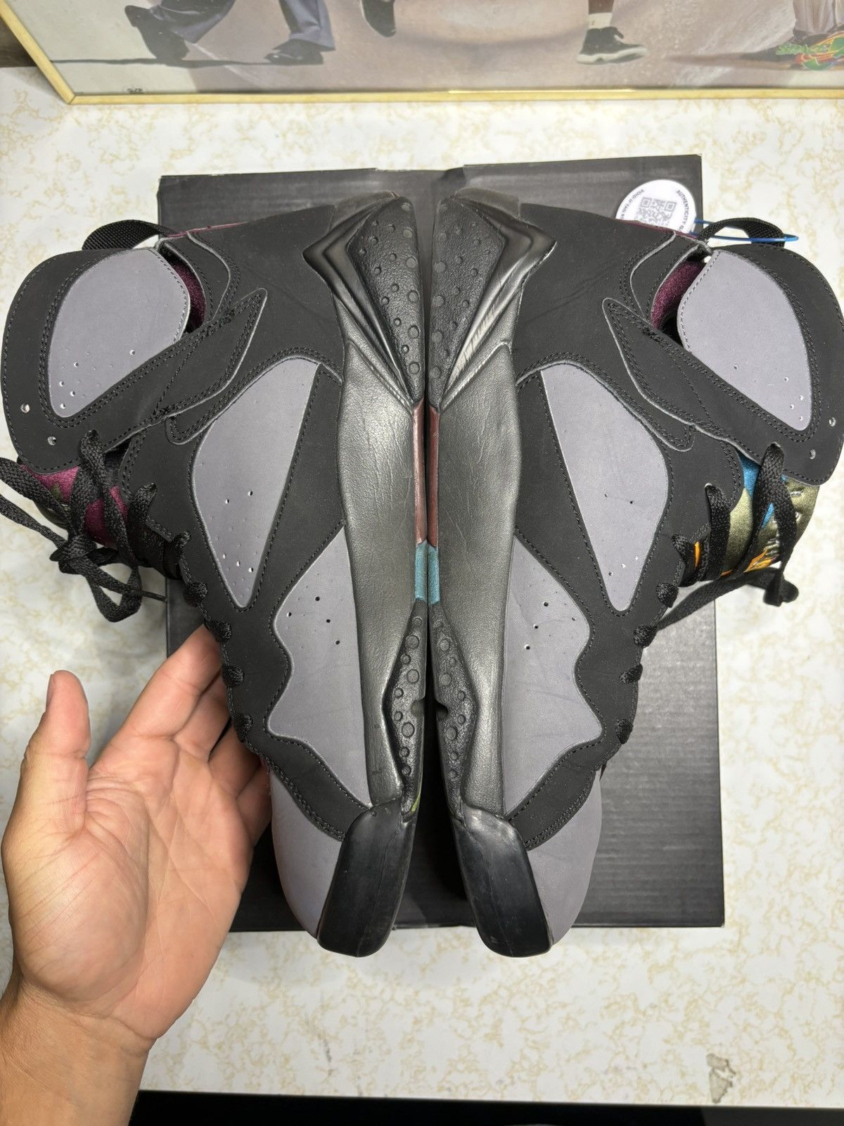 Jordan Brand Air Jordan 7 Retro 2015 Bordeaux 2015 Size US 10 / EU 43 - 3 Thumbnail