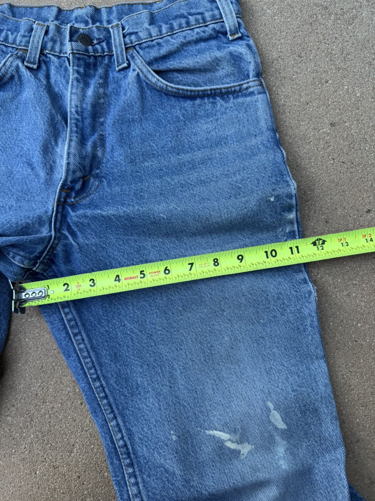 Levi's Vtg 70’s Levi’s 646 Orange Tab Bellbottom Flare Jeans 30x30 Size US 30 / EU 46 - 13 Thumbnail