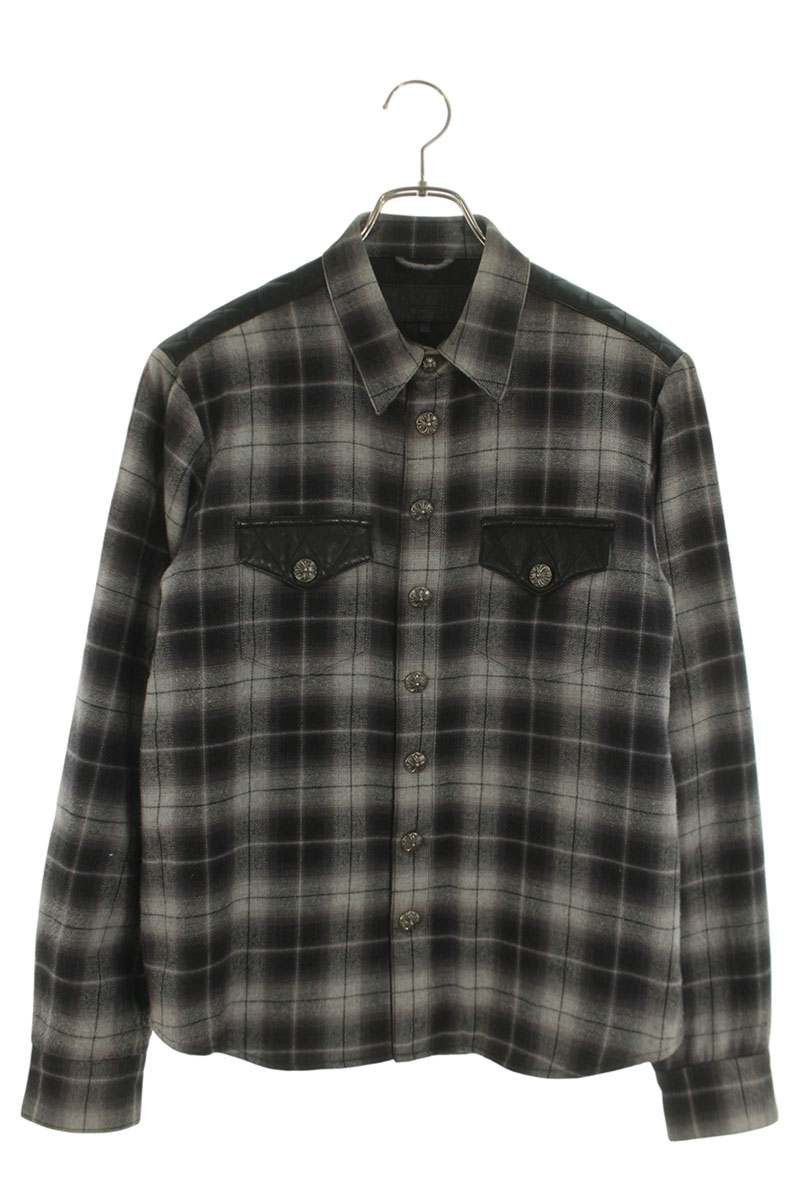 Chrome Hearts Chrome Hearts Long Sleeve Shirt Size SM Size US M / EU 48-50 / 2 - 1 Thumbnail