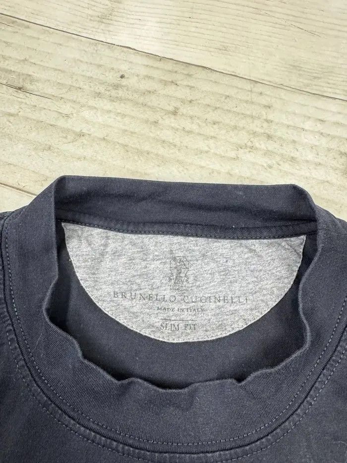 Brunello Cucinelli Brunello Cucinelli T-Shirt Pocket Size US S / EU 44-46 / 1 - 5 Thumbnail