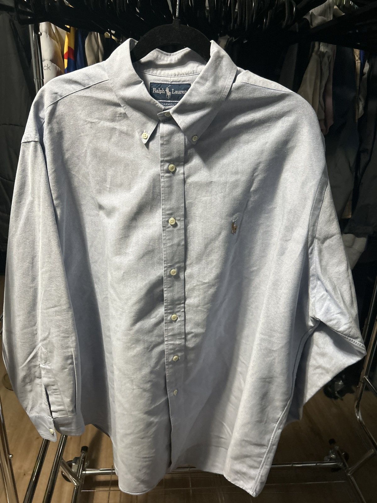 Polo Ralph Lauren Ralph Lauren Sky Blue Yarmouth Button Up 3XL Size US XXL / EU 58 / 5 - 1 Thumbnail