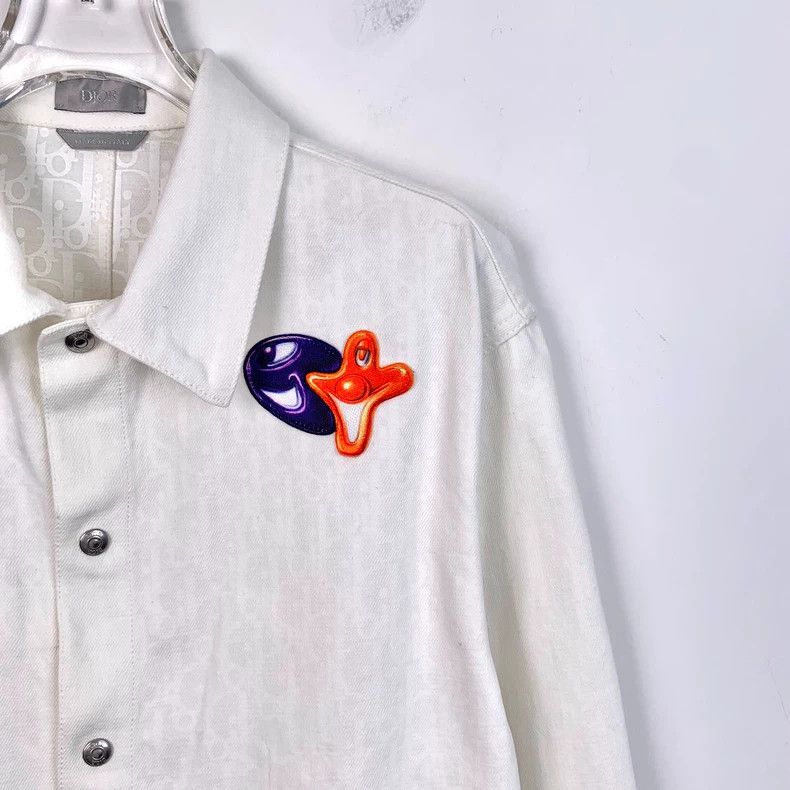 Dior Dior Kenny Scharf co-branded white logo letter dark line fu Size US S / EU 44-46 / 1 - 3 Thumbnail