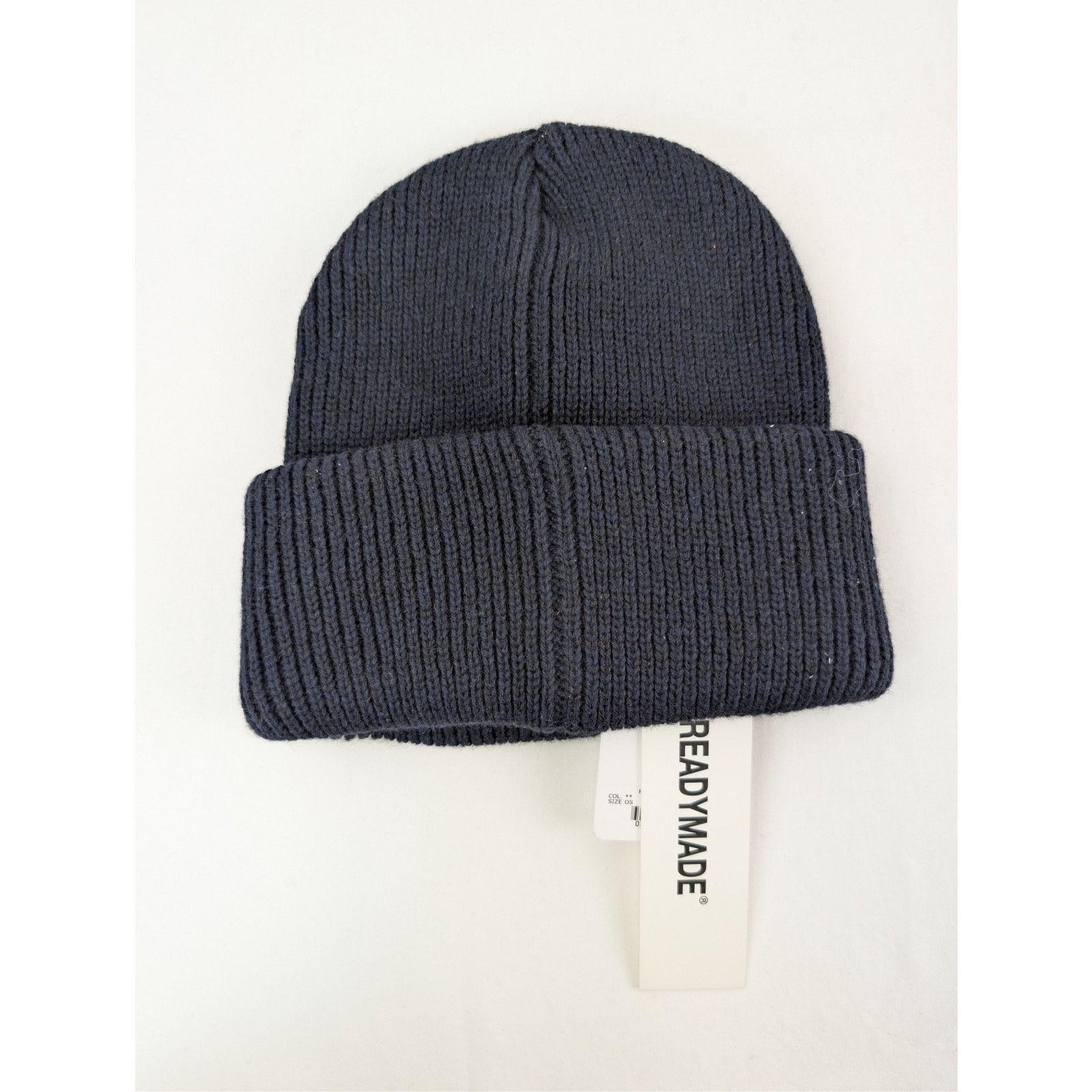 READYMADE o1rshd1 Size: OS / Recycled Wool Knit Beanie Cap / Hat Black Size ONE SIZE - 6 Thumbnail