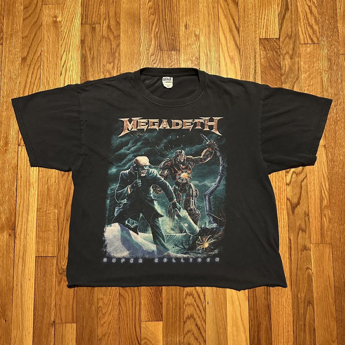 Band Tees × Vintage Vintage Megadeath Super Collider tee Size US XL / EU 56 / 4 - 1 Thumbnail