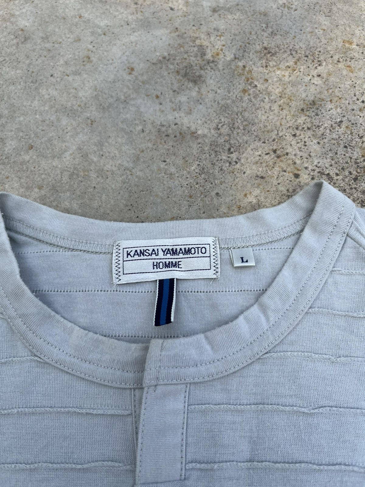Japanese Brand × Kansai Yamamoto × Vintage ⚡️Kansai Yamamoto Homme wrinkle half button japan Size US L / EU 52-54 / 3 - 3 Thumbnail