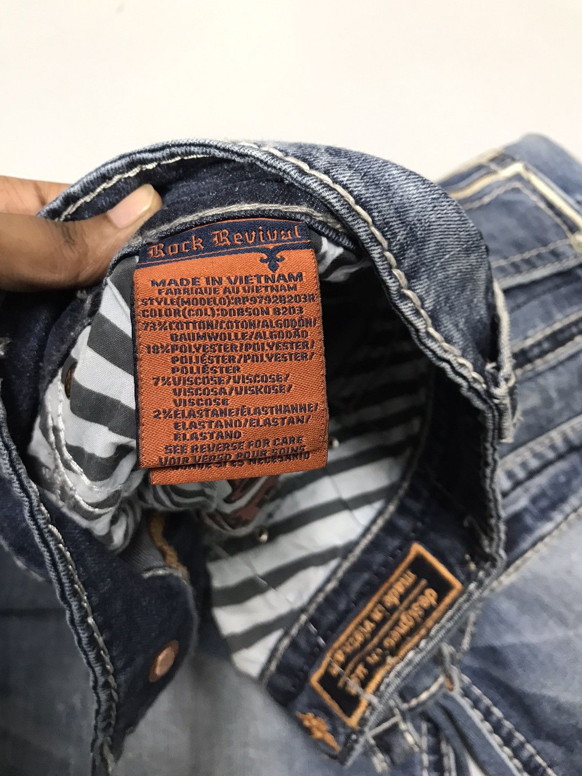 Rock Revival Vintage rock revival embroidered denim Size US 44 / EU 60 - 8 Thumbnail