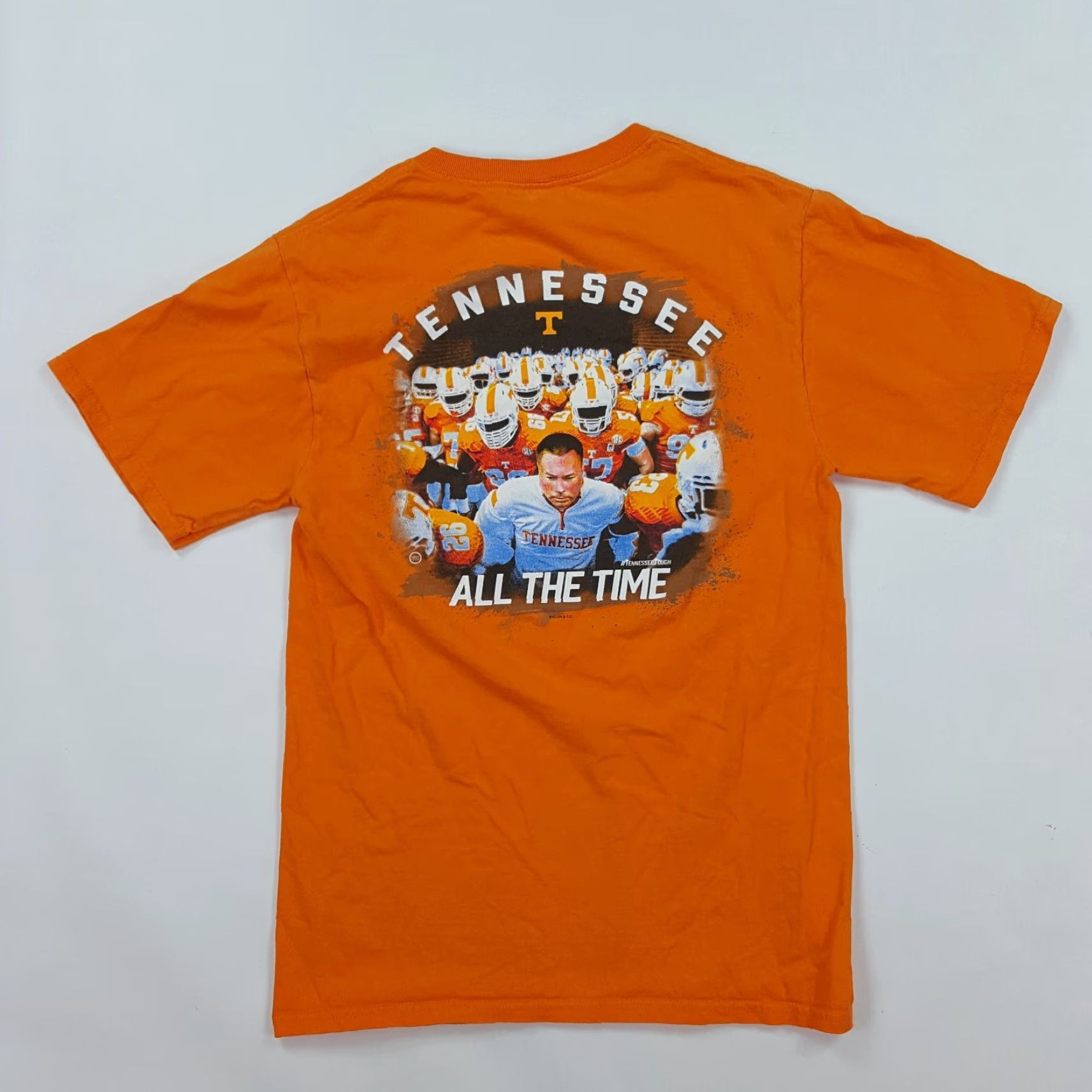 Fruit Of The Loom VINTAGE Tennessee Tough TN Vols Volunteers Football Mens XS Orange Retro T Shirt Size US XS / EU 42 / 0 - 4 Thumbnail