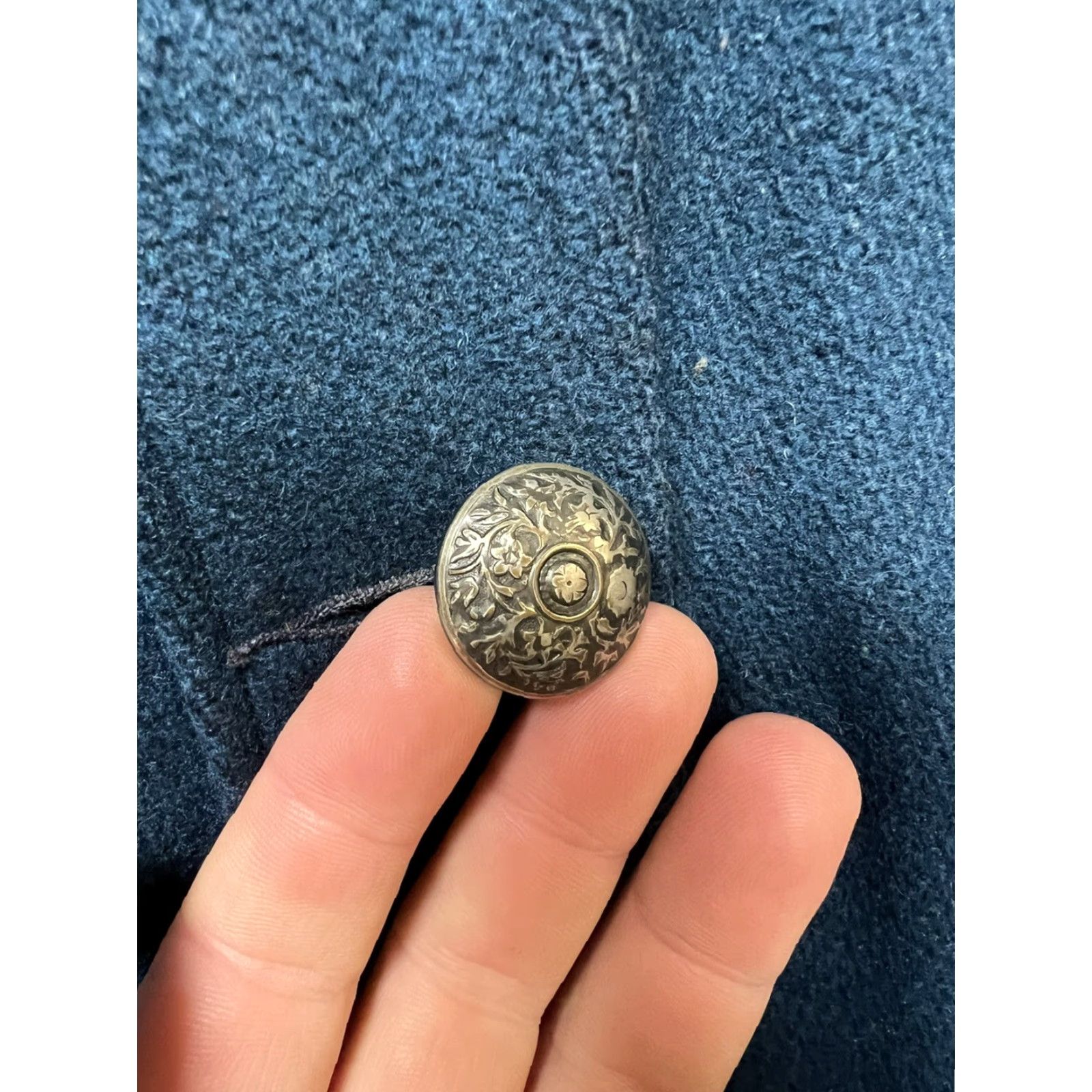 Vintage VINTAGE SPORTCASTER Jacket Blue Wool Large L Ski 1950s Button Zip - Winter Size US L / EU 52-54 / 3 - 3 Thumbnail