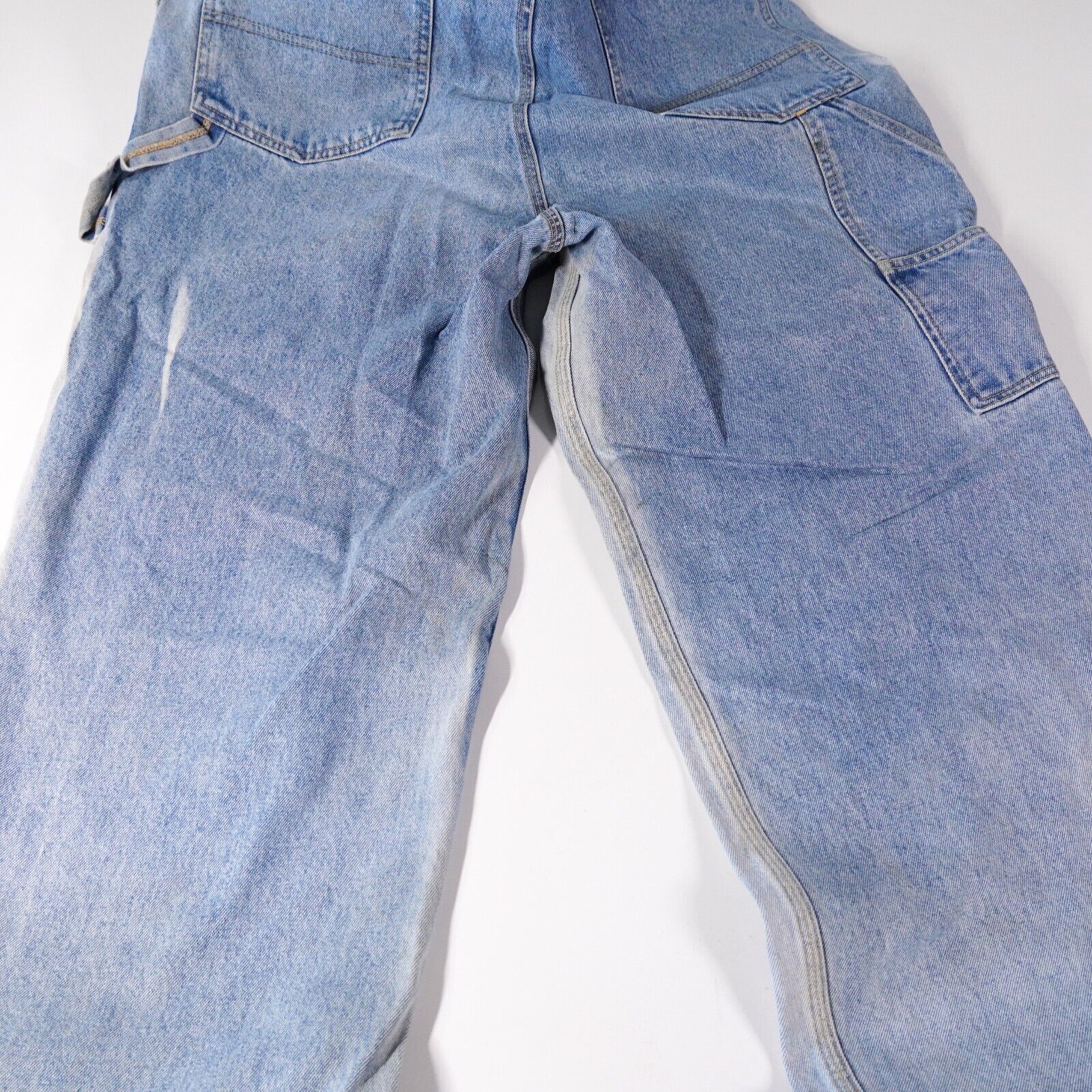 Anchor Blue Anchor Blue Vintage Overalls Cotton Denim Jeans Pants Slacks Size 36" / US 14 / IT 50 - 14 Thumbnail