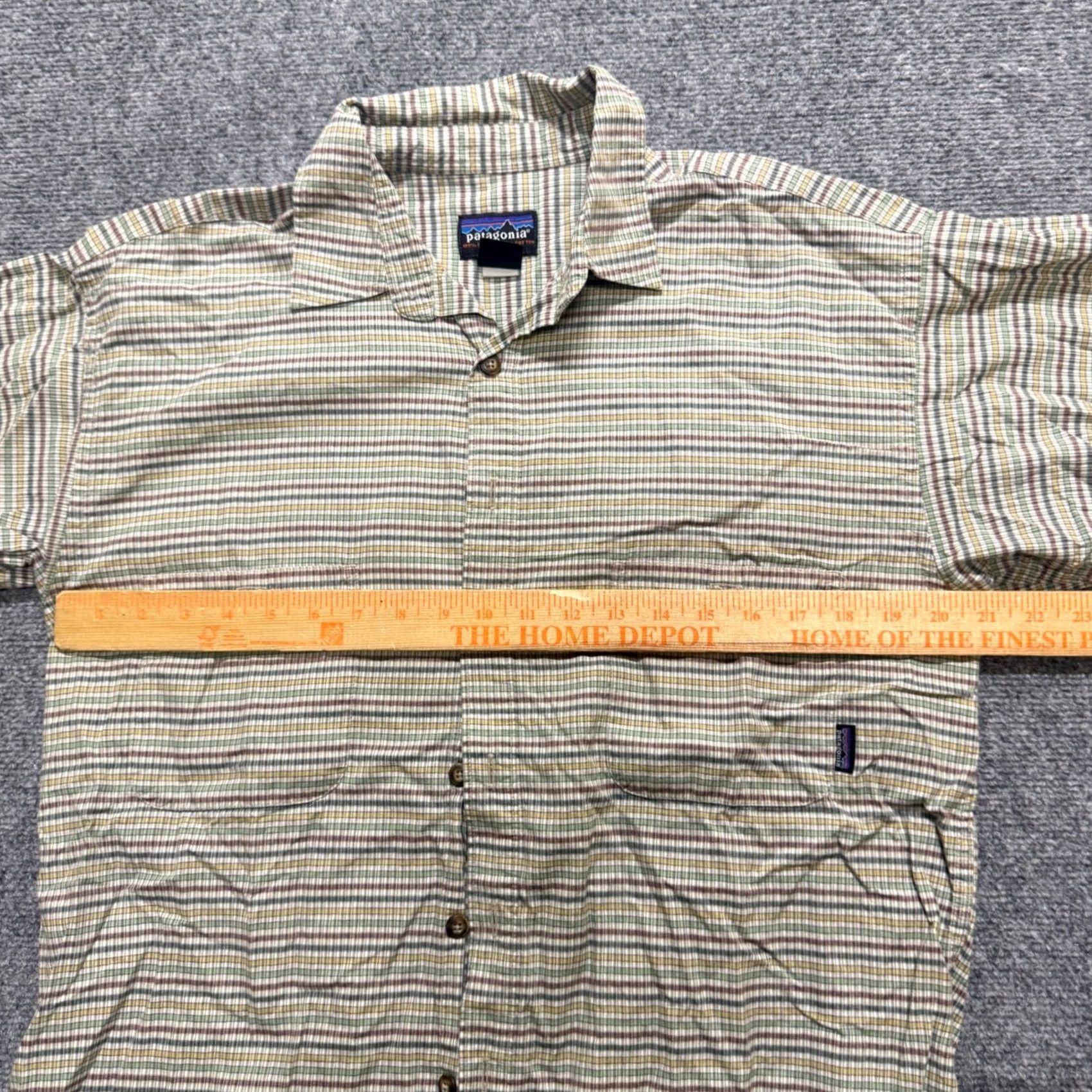 Patagonia Patagonia Pima Cotton Shirt Mens M Blue Plaid Long Sleeve Button Up Size US M / EU 48-50 / 2 - 4 Thumbnail