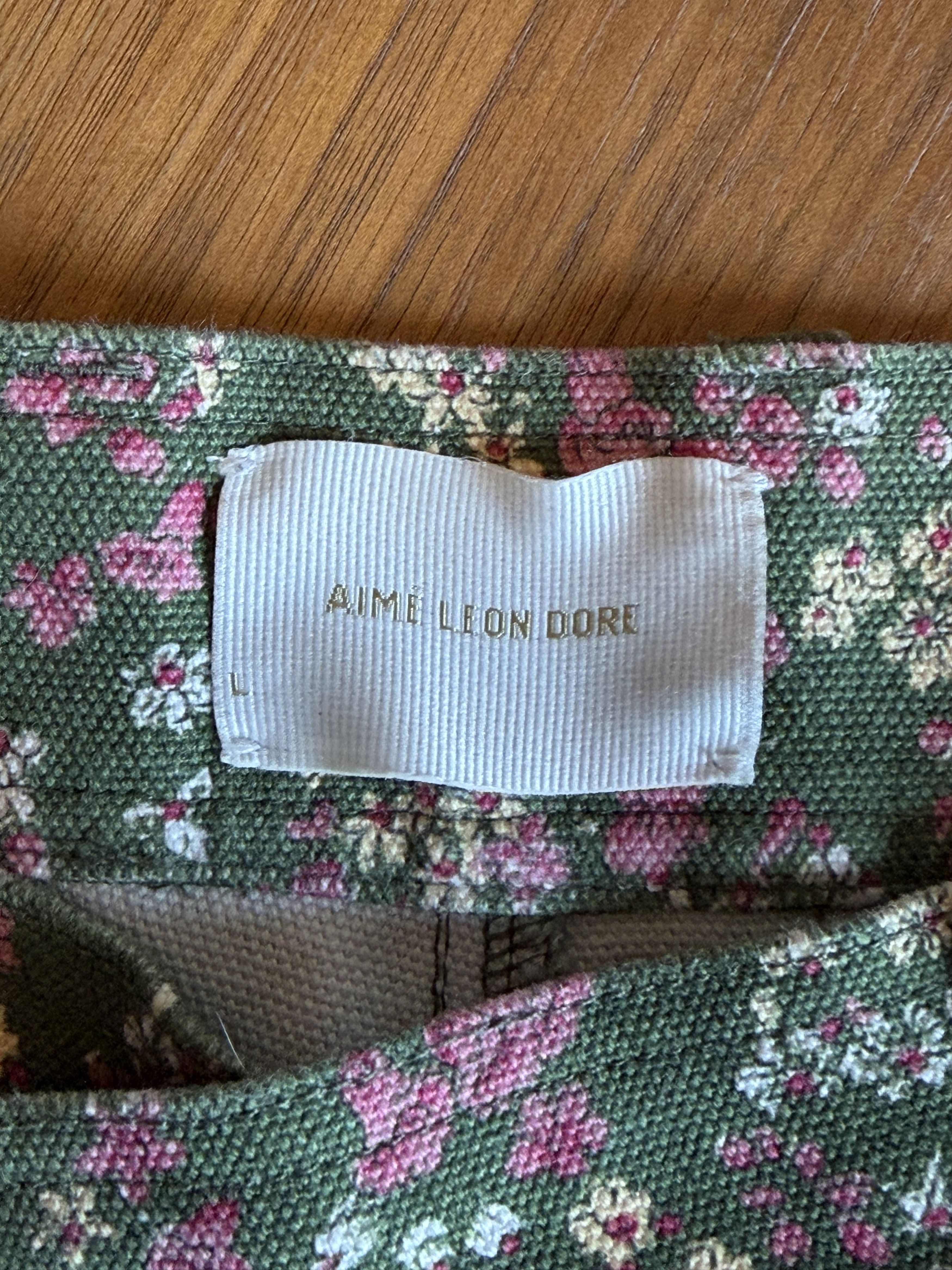 Aime Leon Dore Aime Leon Dore ALD Mini Floral Carpenter Pants Denim Sz L Size US 34 / EU 50 - 4 Thumbnail